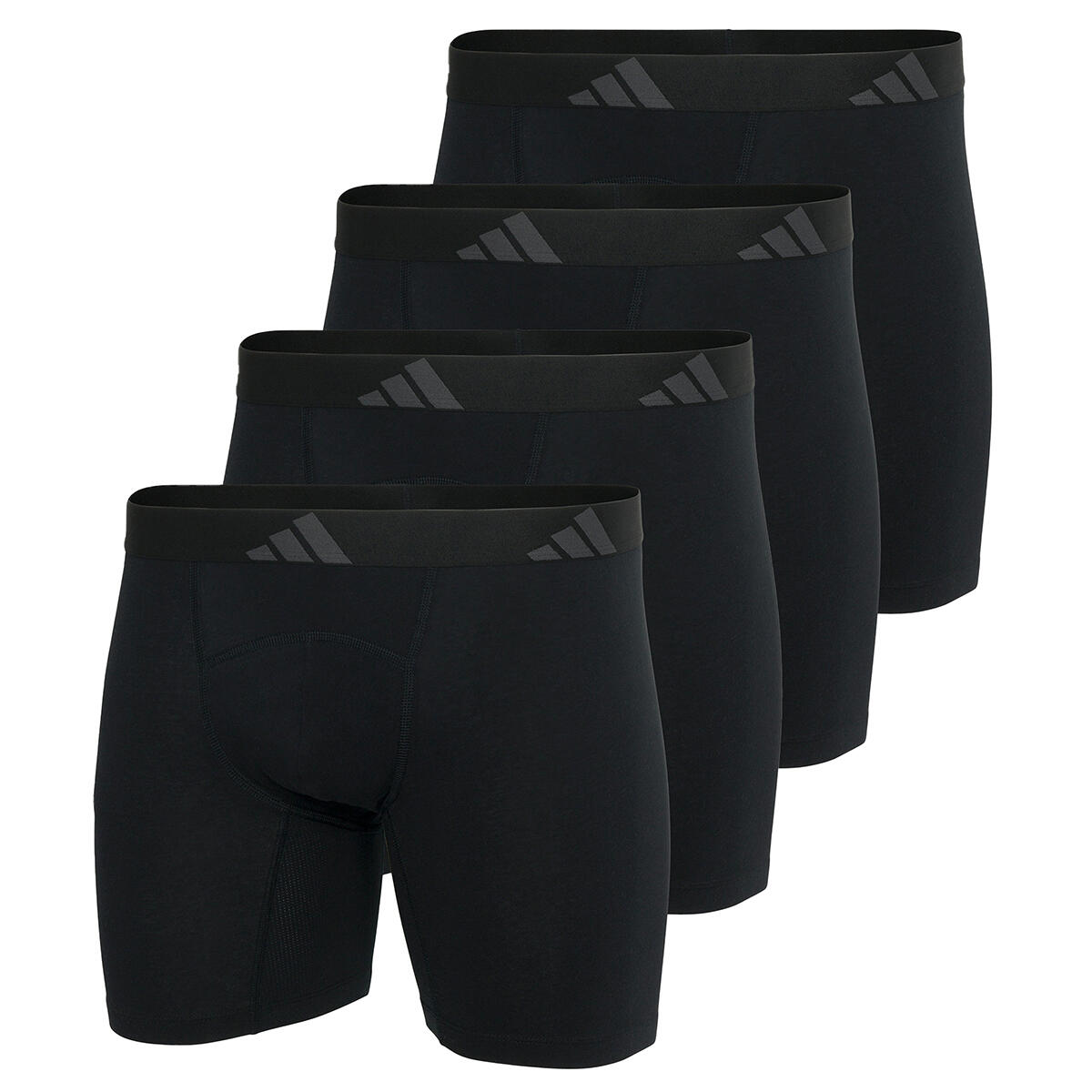 Adidas - Boxers Homme - Active Flex Cotton Ergonomic Lot De 4 - Caleçon - Noir - 38 S - Decathlon