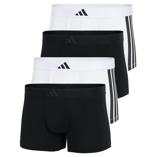 Retro Short / Pant Herren - 4er Pack Active Flex Cotton 3 Stripes