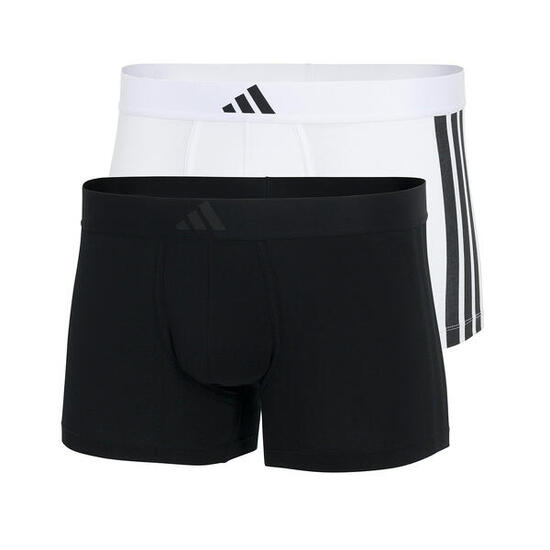 Retro Short / Pant Herren - 2er Pack Active Flex Cotton 3 Stripes