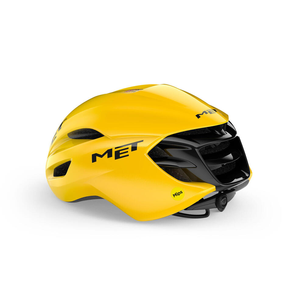 Kask rowerowy szosowy Met Manta Mips Jaune Limited Edition