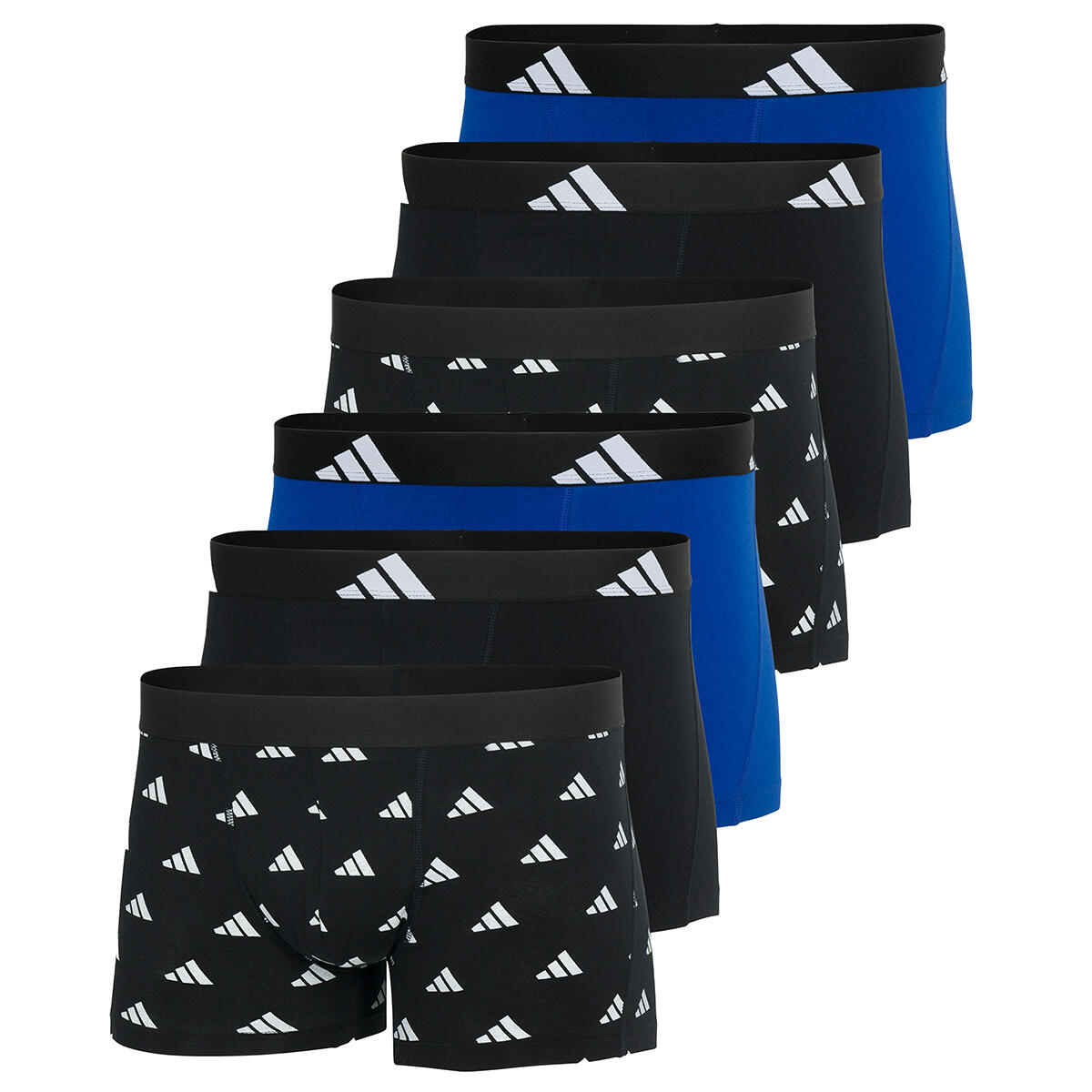 Adidas - Boxers Homme - Active Flex Cotton Lot De 6 - Caleçon - Bleu - 48 Xl - Decathlon