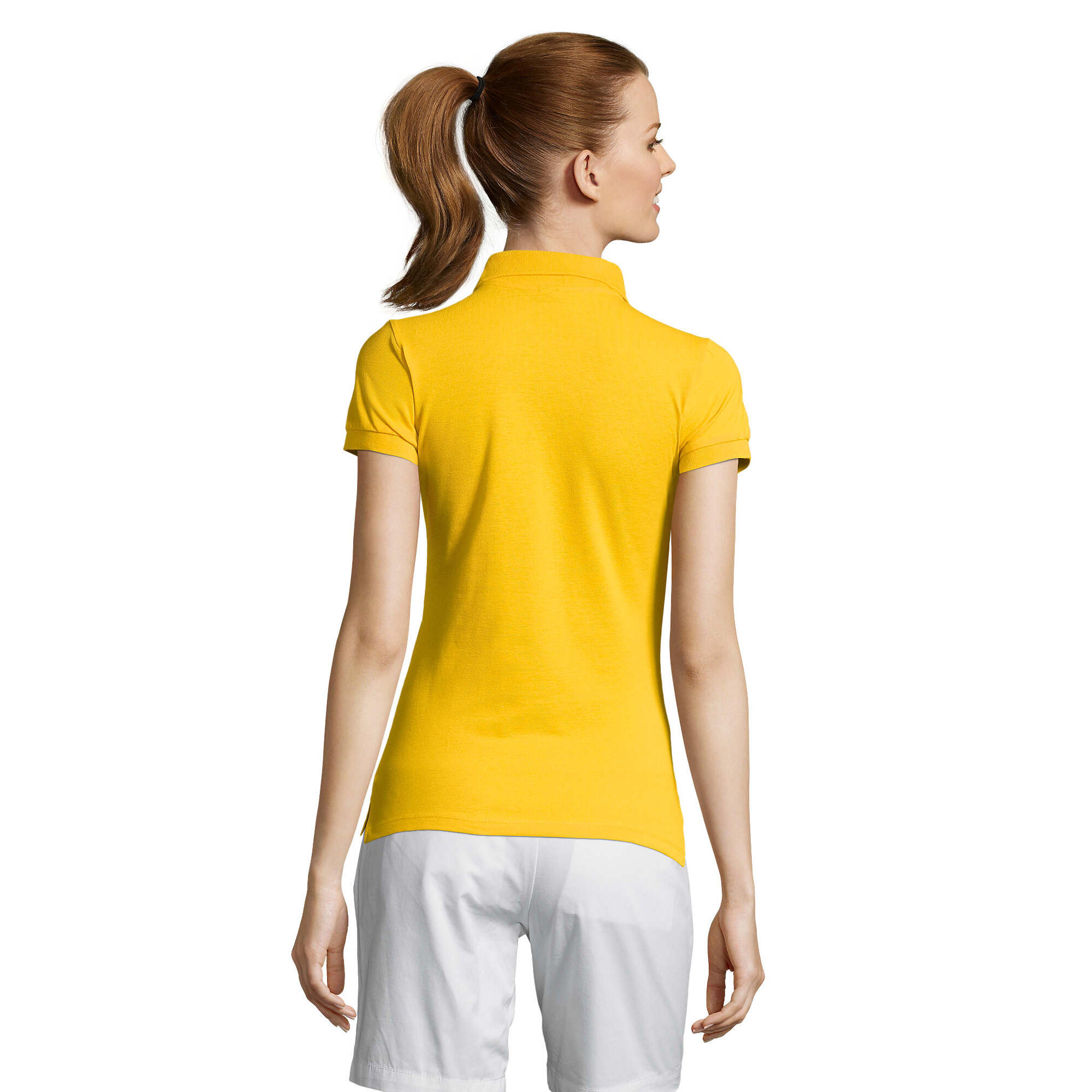 Polo PASSION Femme (Jaune Or) 2/4