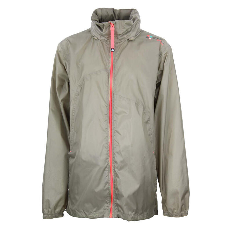 Peak Mountain - Veste Imperméable Fille Peak Mountain Gara - Coupe Vent - Beige|gris - 12 À 14 Ans - Decathlon