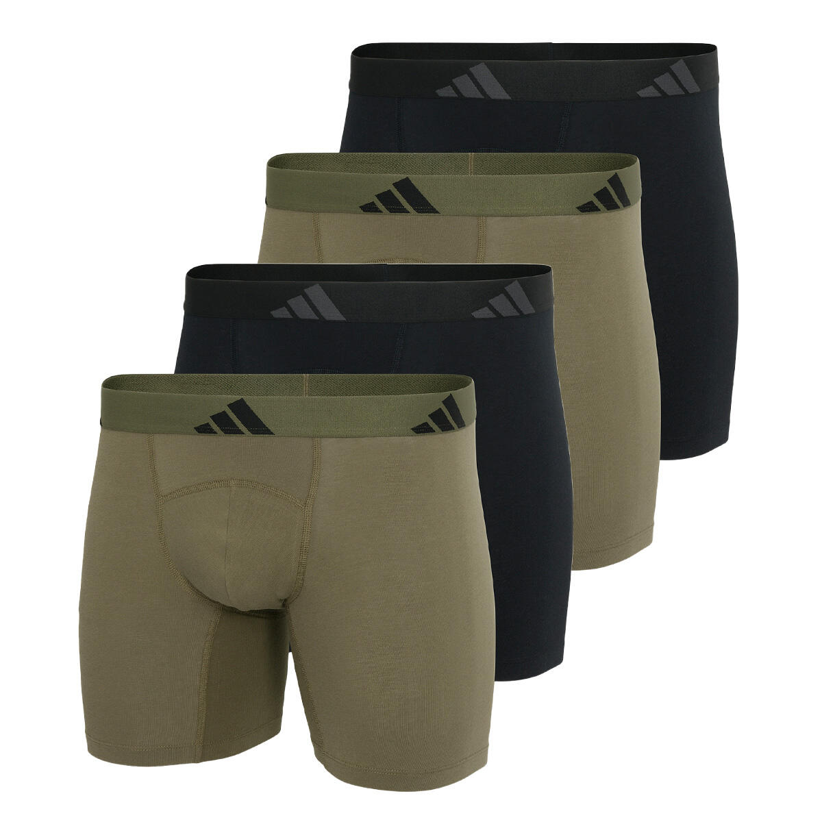 ADIDAS Long Short / Pant Herren - 4er Pack Active Flex Cotton Ergonomic