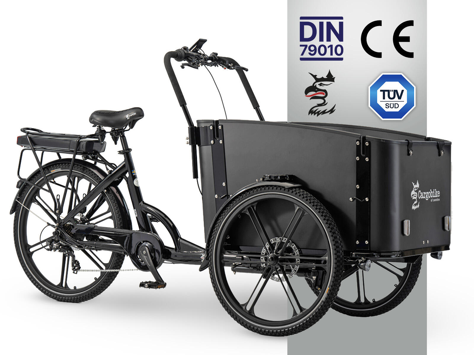 Cargobike SE Flex achterwielmotor 12.8Ah bakfiets 2/5
