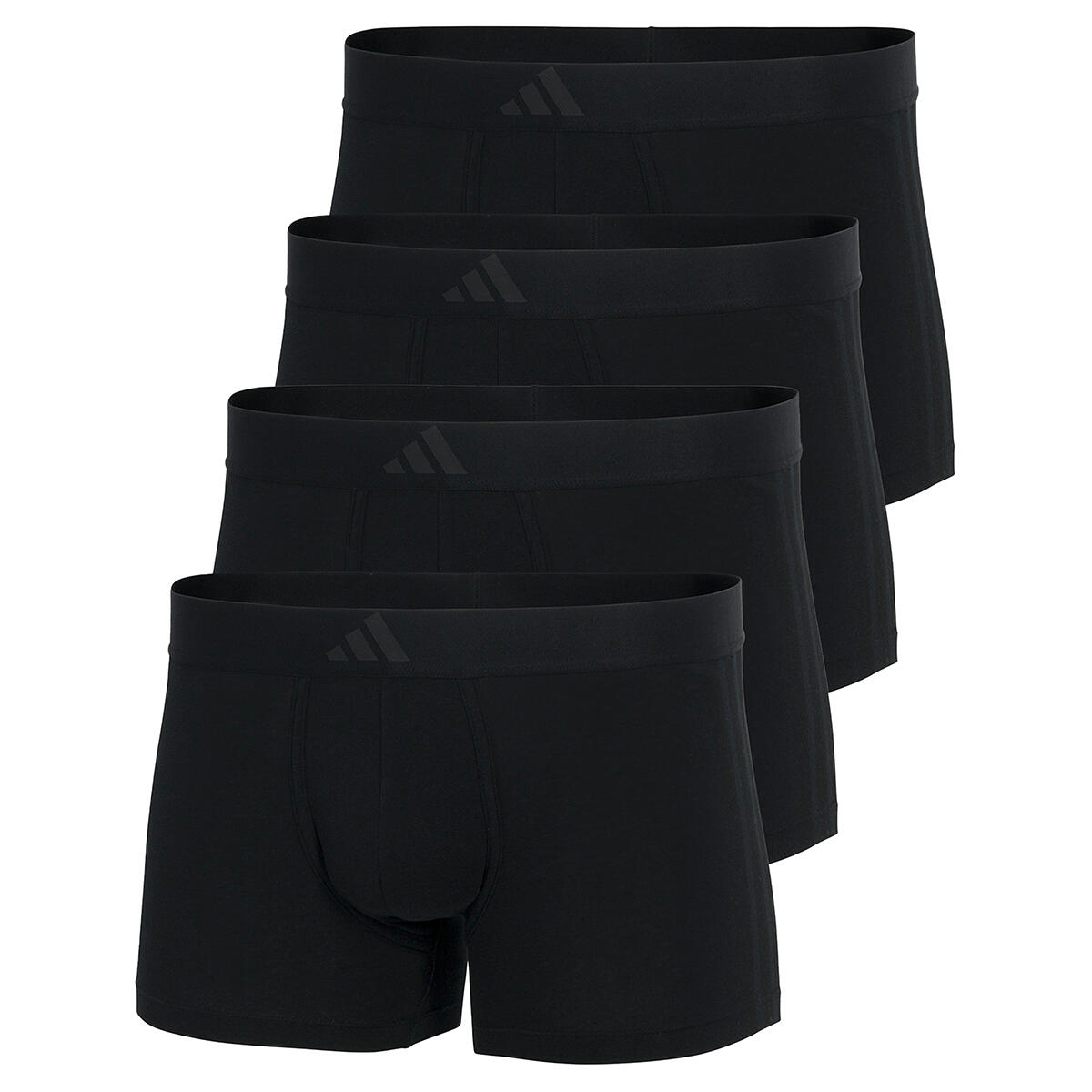 Adidas - Boxers Homme - Active Flex Cotton 3 Stripes Lot De 4 - Caleçon - Noir - S - Decathlon