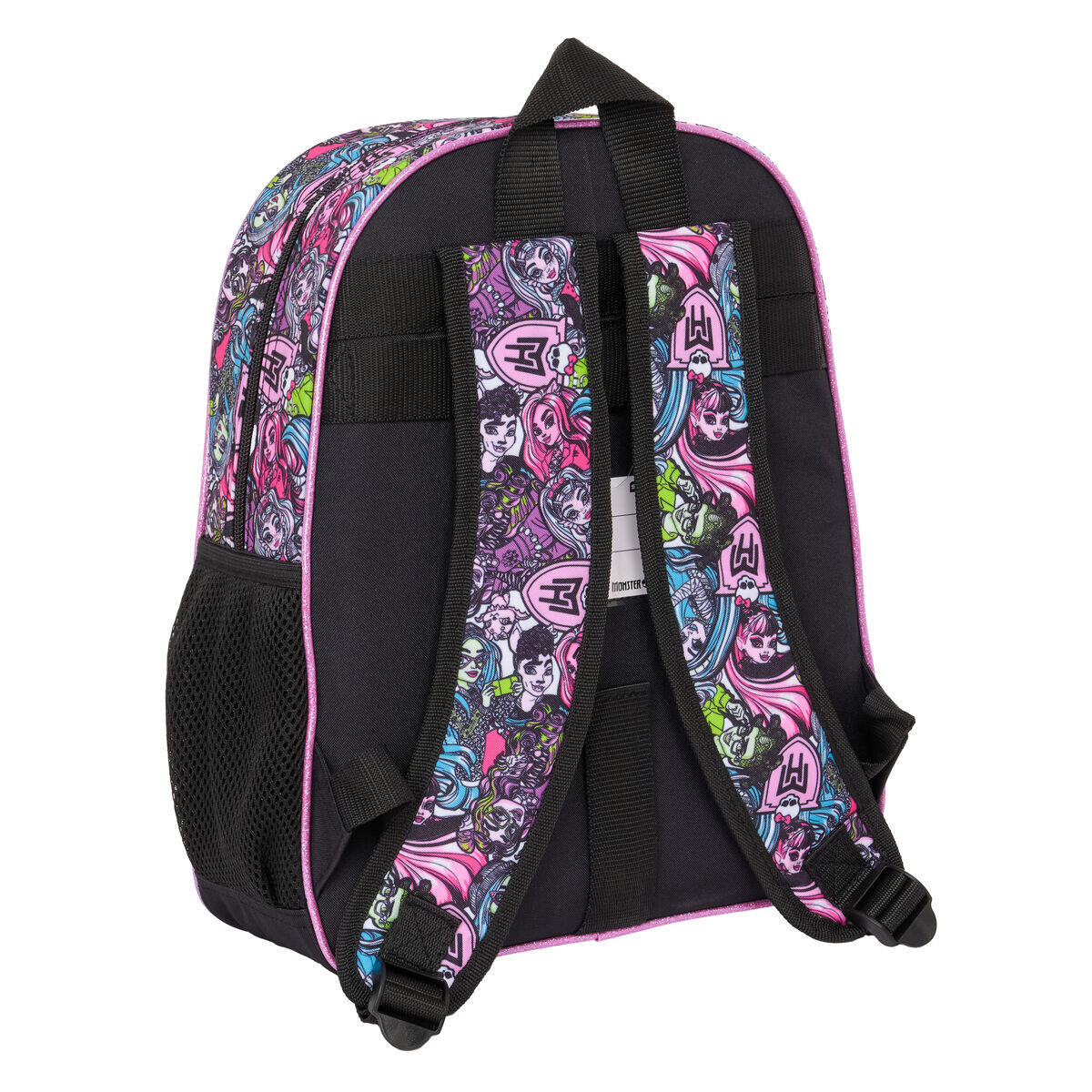 Mochila Escolar Monster High Drama Multicolor 3/3