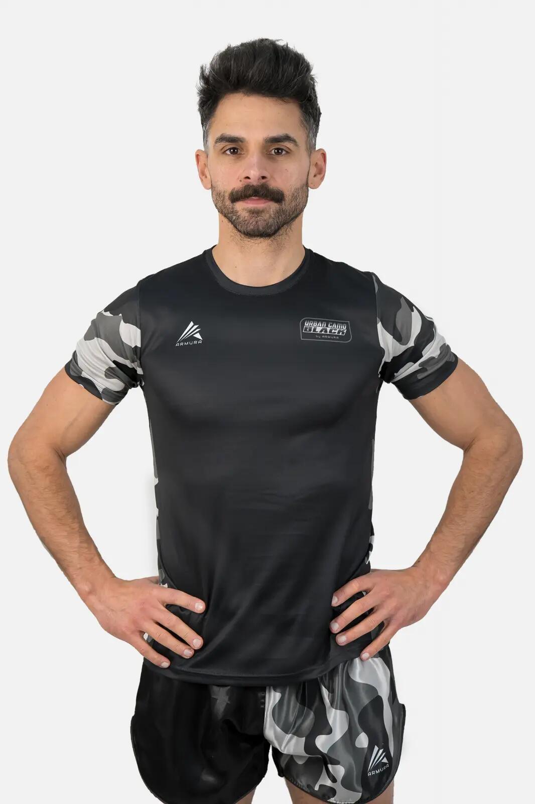 Tricou ARMURA Camo Black 1/6