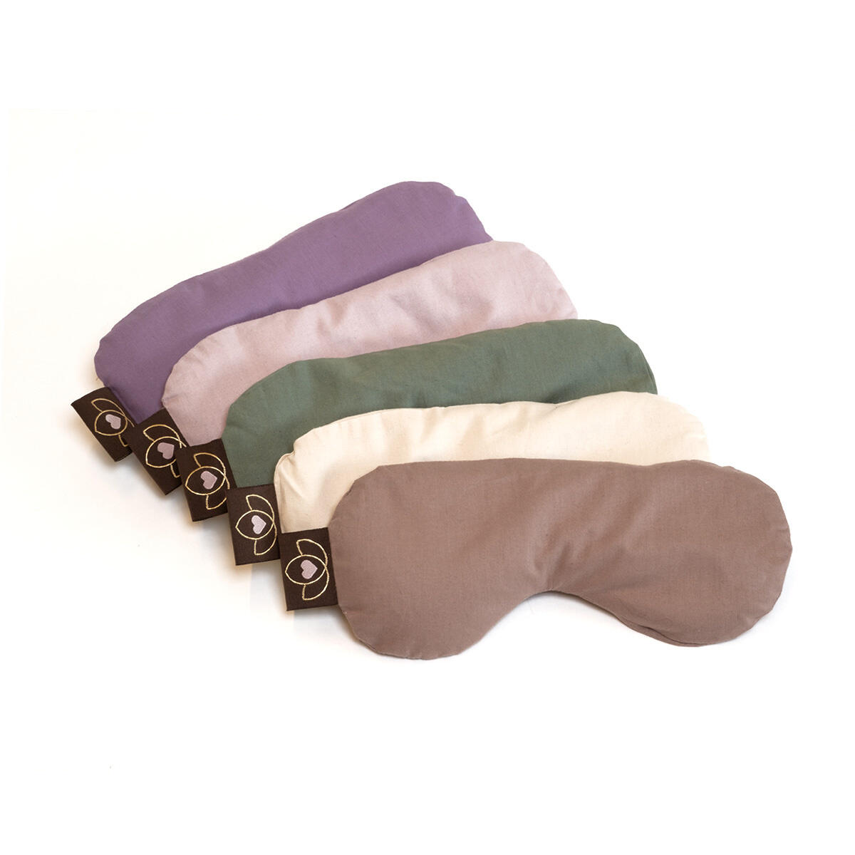 Lotus Oogkussen lavendel gevormd taupe eco 5/5