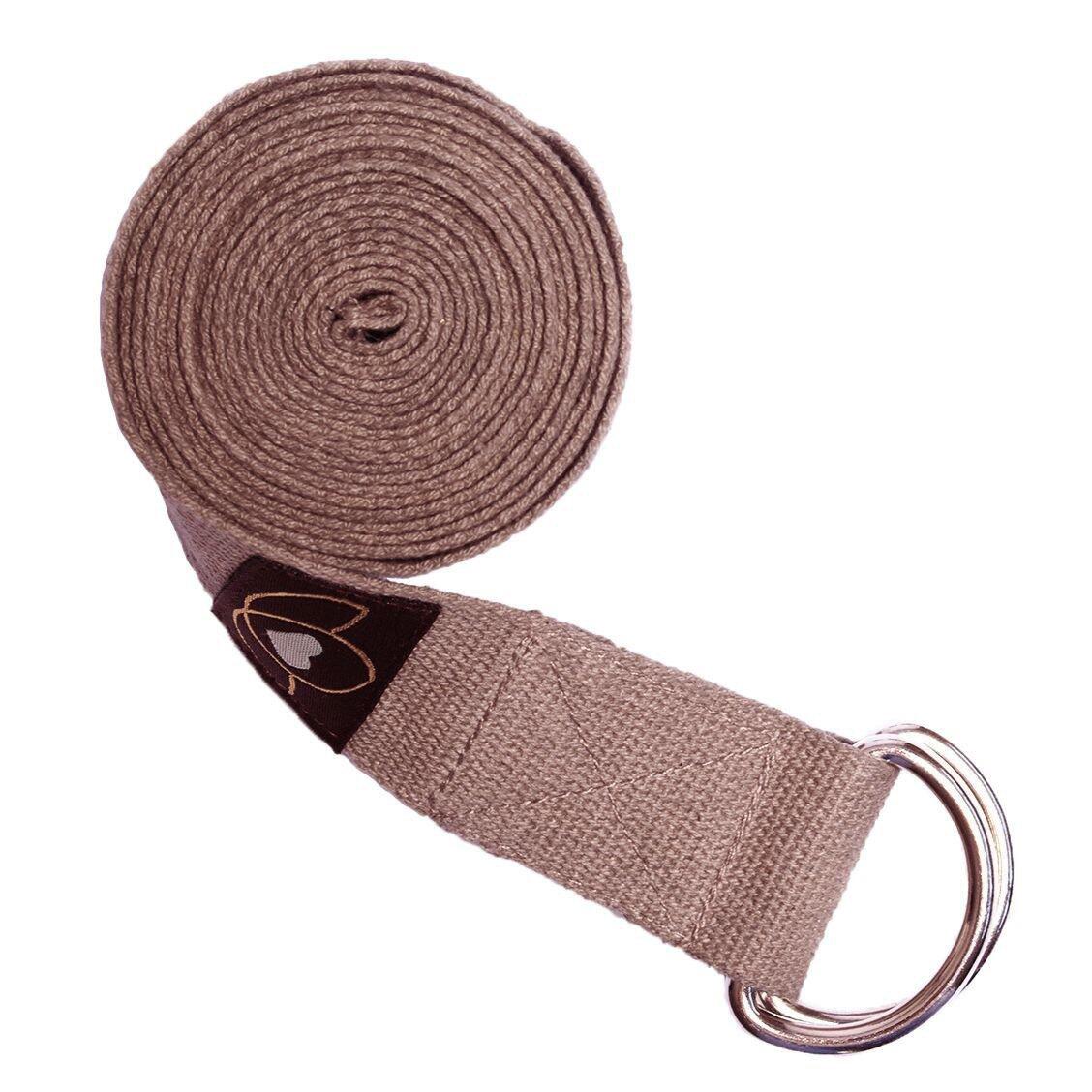 Lotus Yoga riem extra lang taupe 3/5