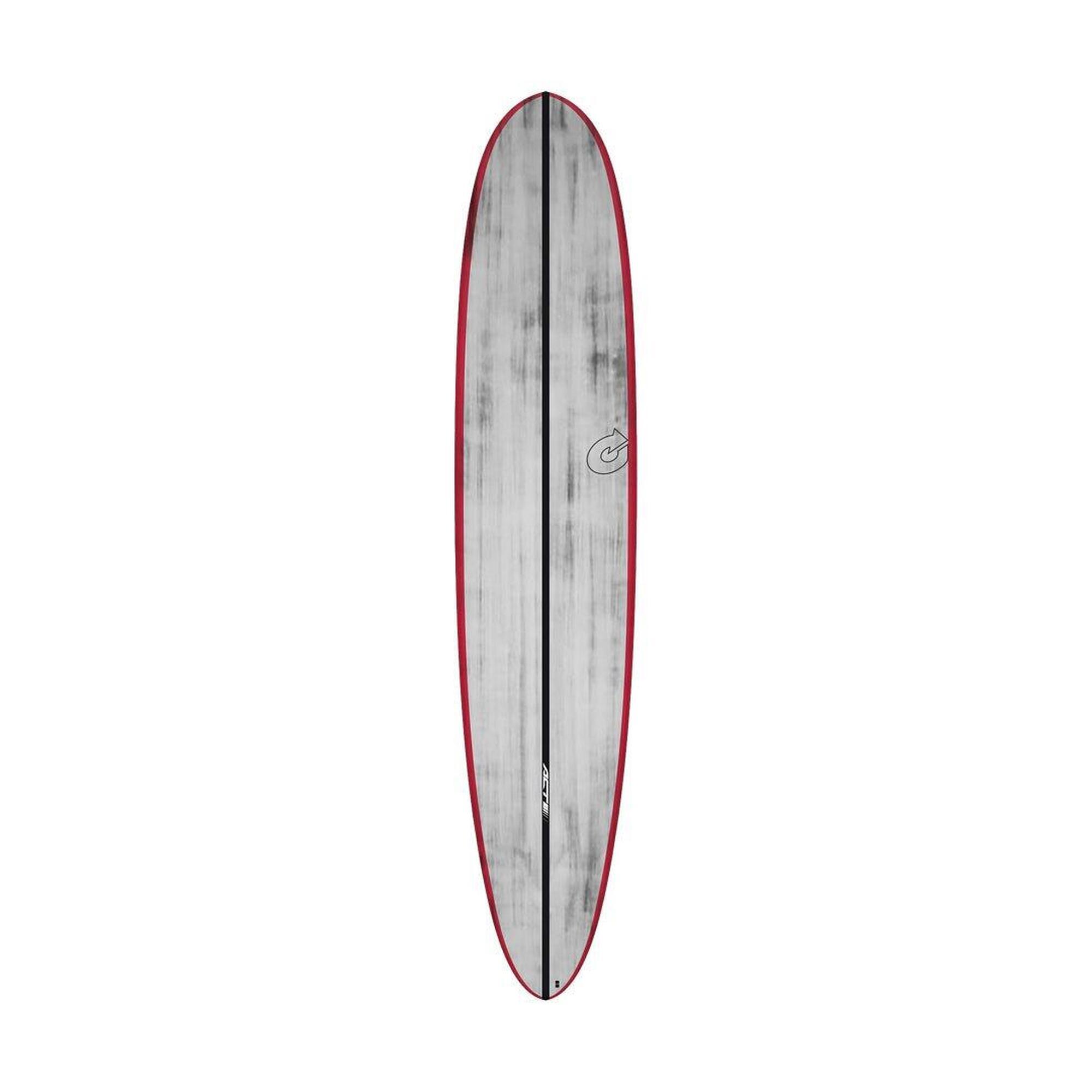 Torq - The Don Hp Act 9'1" - Planche De Surf Longboard 9'1 - Planche De Surf - Gris|rouge - Taille Unique - Decathlon