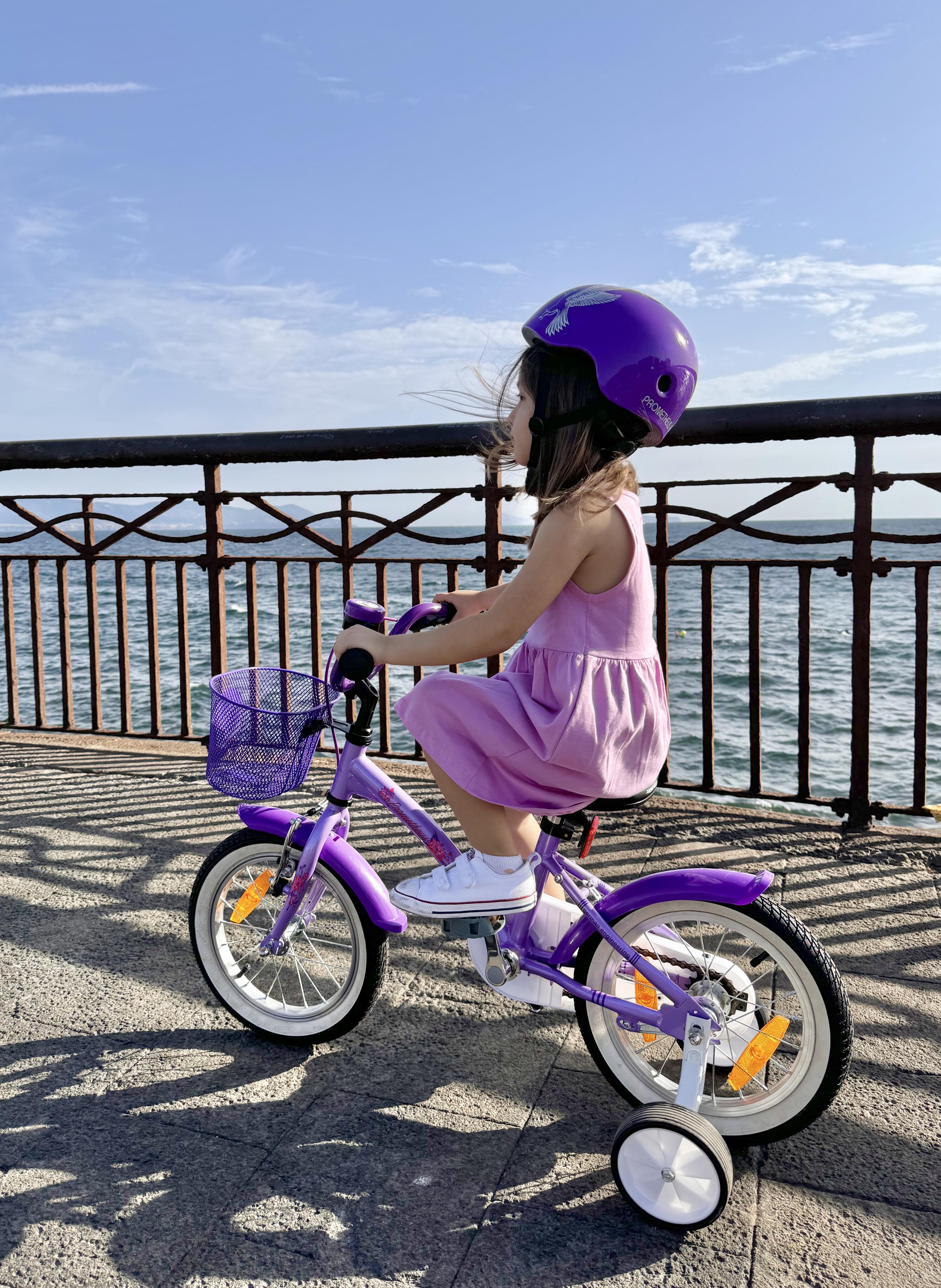 Kinderfahrrad 12 Zoll ab 3 Jahre mit Stützräder und Rücktritt 2/8