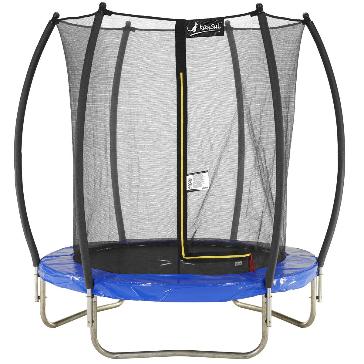 Kangui - Trampoline Rond Ø180cm Avec Filet De Sécurité Intérieur - Fpr 180 - Trampoline - Bleu - No Size - Decathlon