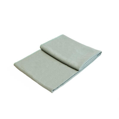Lotus yoga handdoek antislip asgroen