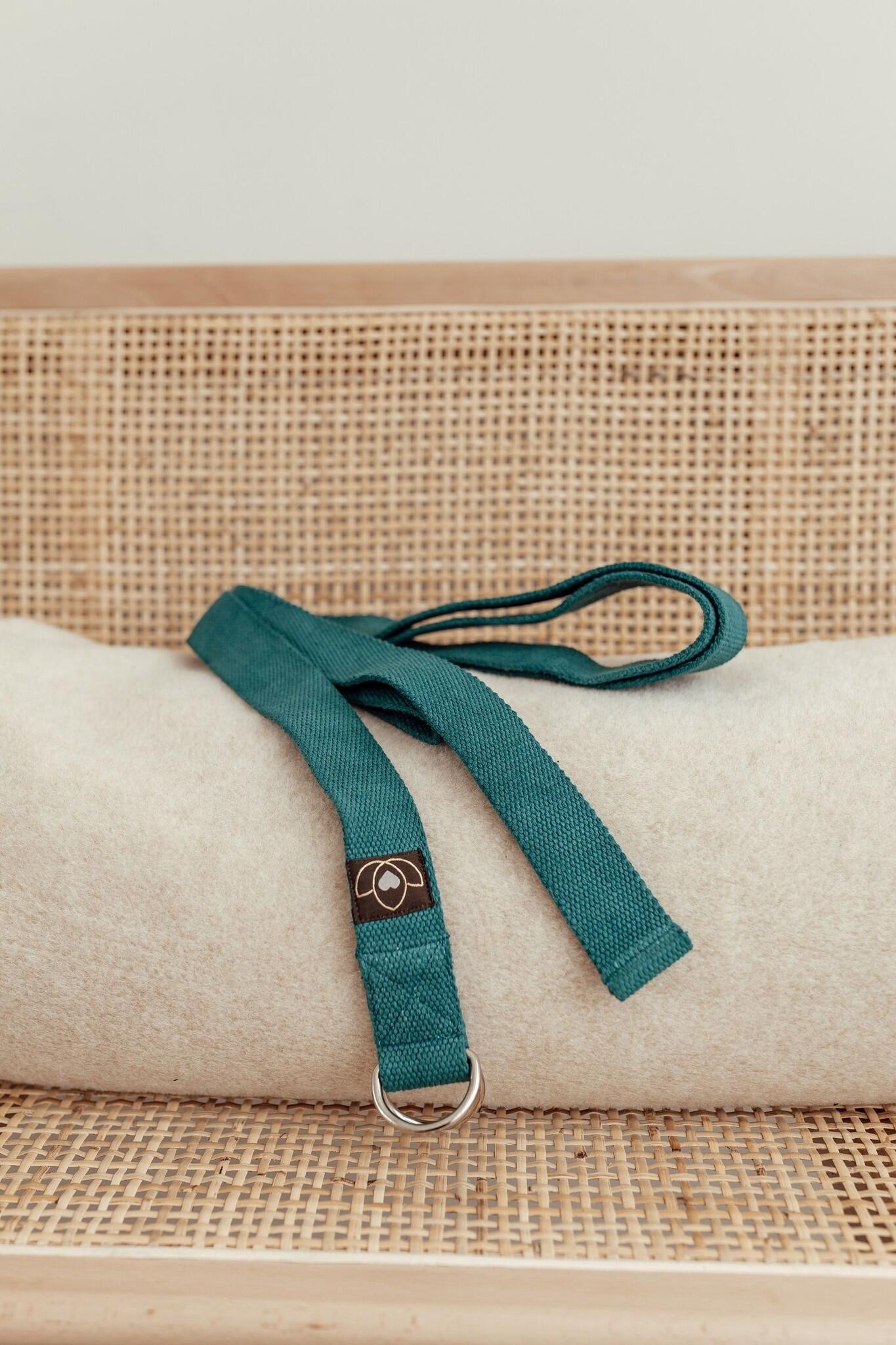 Lotus Yoga riem extra lang donkergroen 2/5