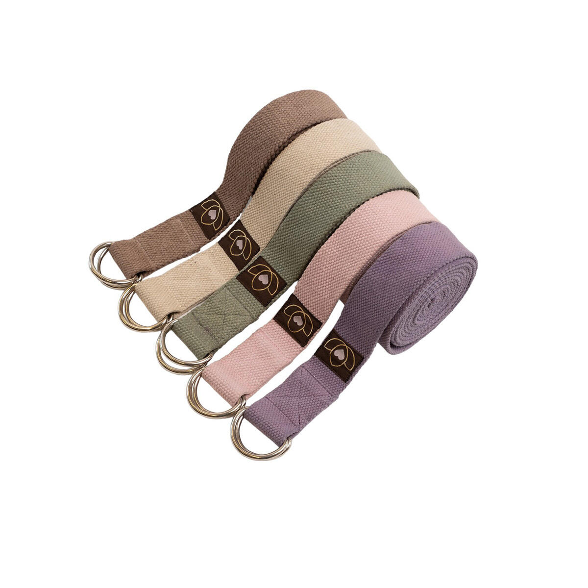 Lotus Yoga riem extra lang lavendel 4/5