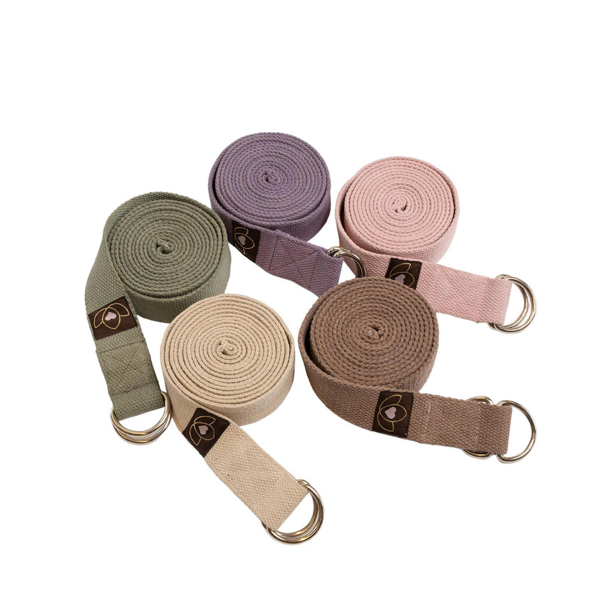 Lotus Yoga riem extra lang lavendel 3/5