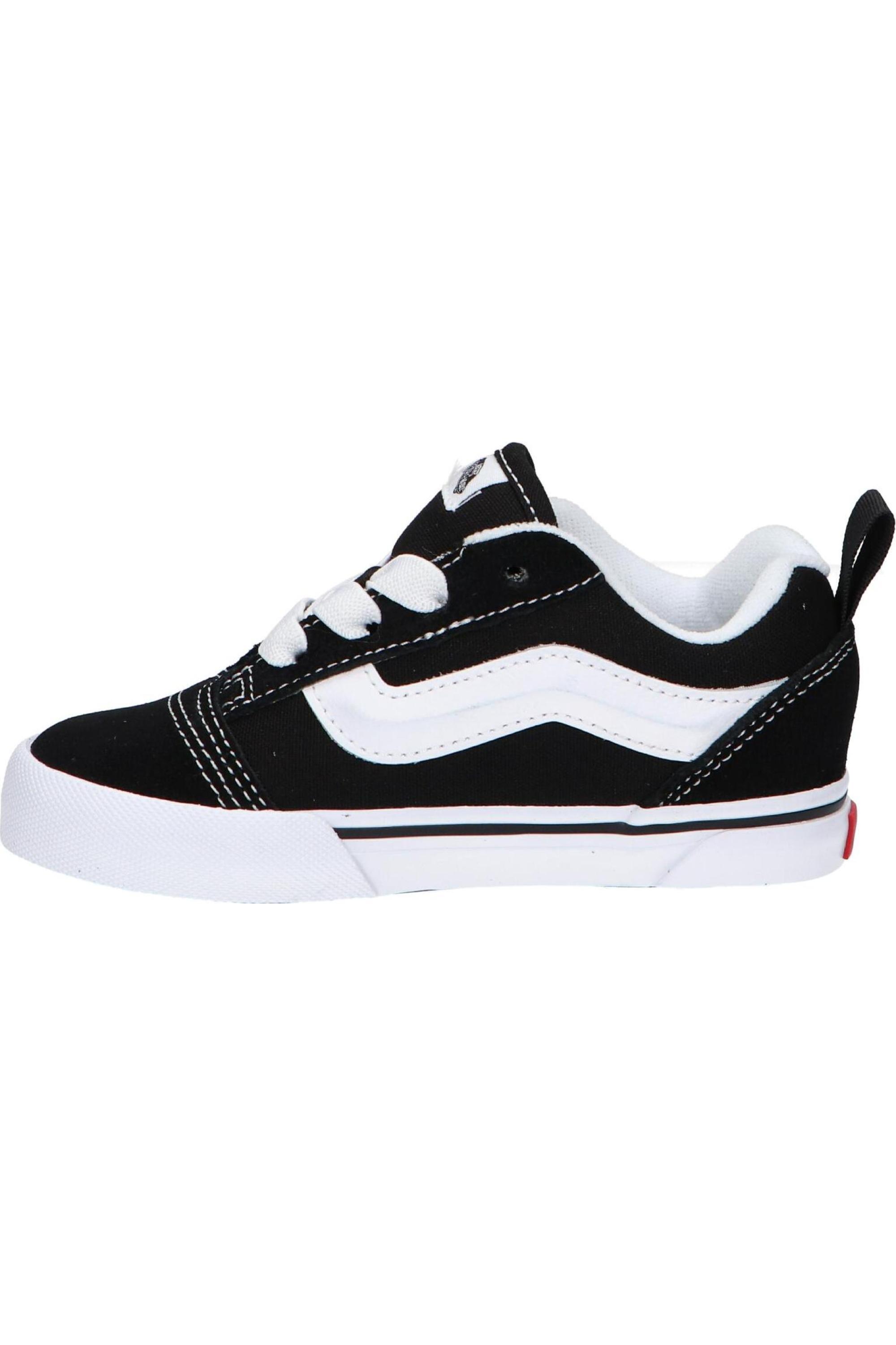 Chaussures pour enfant Vans Knu skooll à lacets élastiques noirs 4/5
