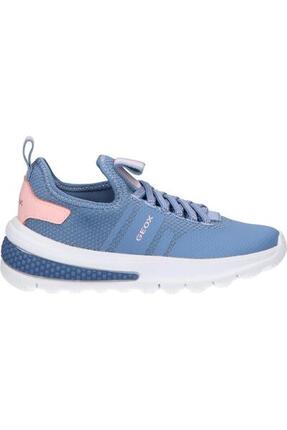 Baskets Geox Modèle J Activart Girl Couleur Bleu