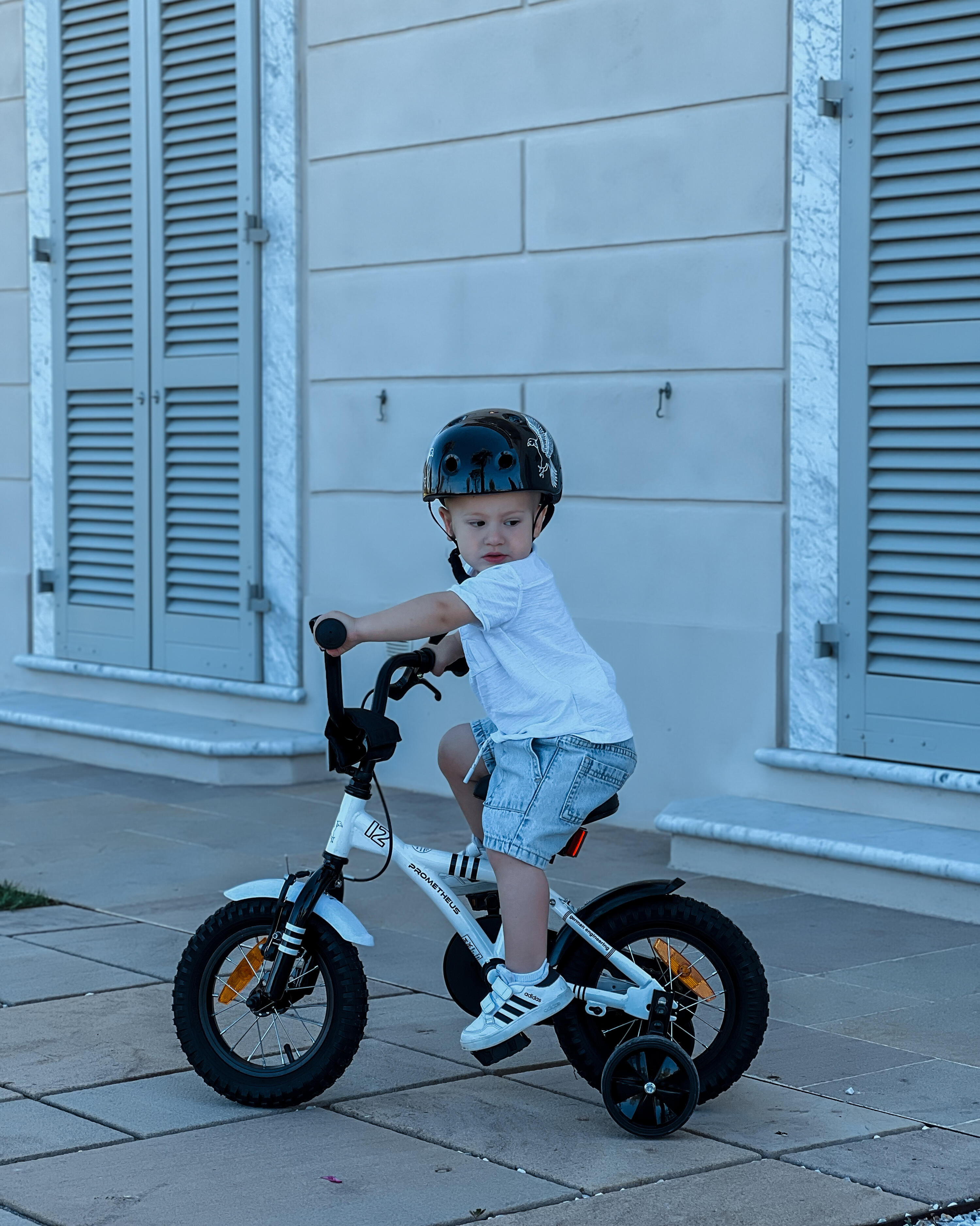 Kinderfahrrad 12 Zoll ab 3 Jahre mit Stützräder und Rücktritt 7/8