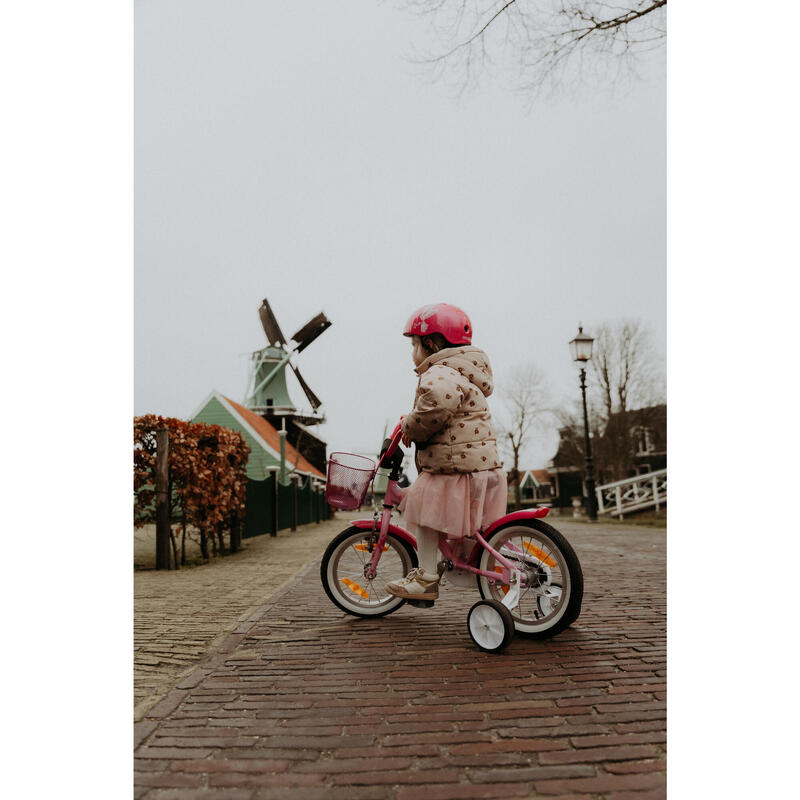 Vélo 14 pouces enfant 3-5 ans avec roues stabilisateurs et rétropédalage