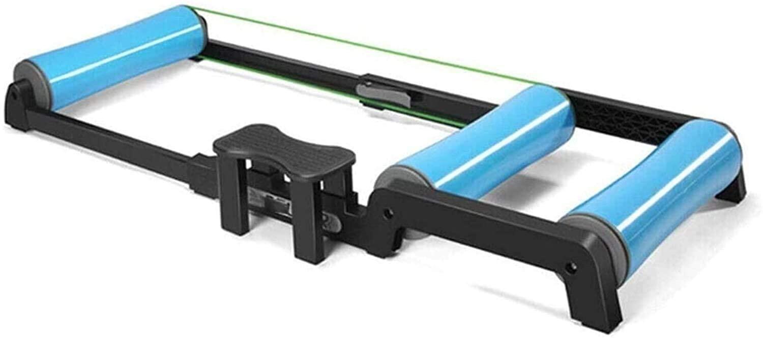 TRÉBOL ADVANCE Rodillo de Entrenamiento Horizontal de Bicicleta para Interiores
