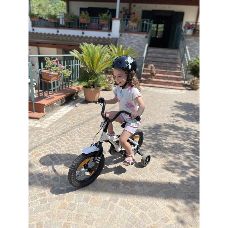 Vélo 14 pouces enfant 3-5 ans avec roues stabilisateurs et rétropédalage