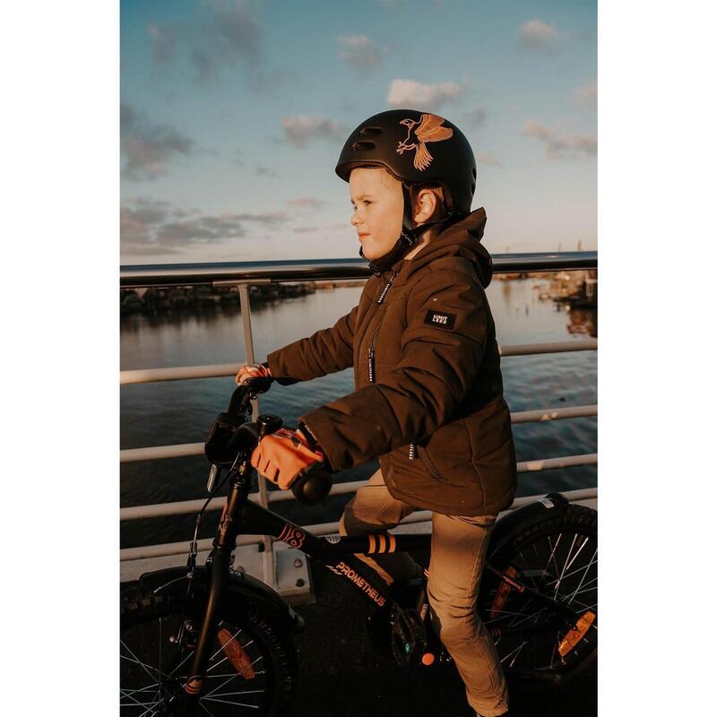 Vélo 14 pouces enfant 3-5 ans avec roues stabilisateurs et rétropédalage