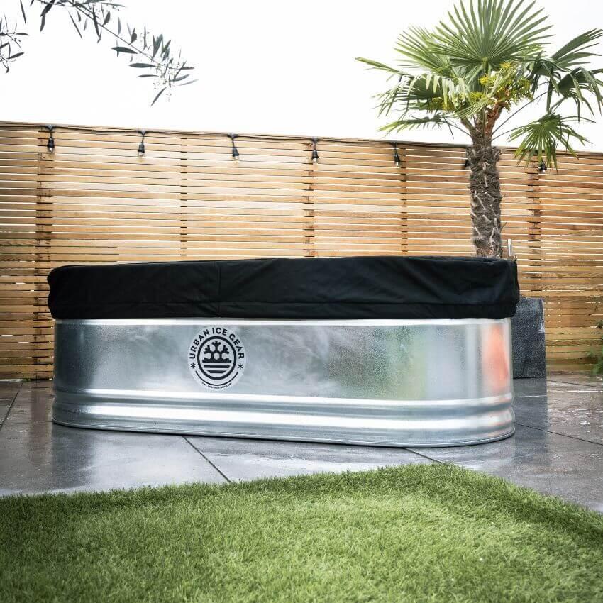 Essential Ice Bath with Black Cover Bundle 5ft 2/3