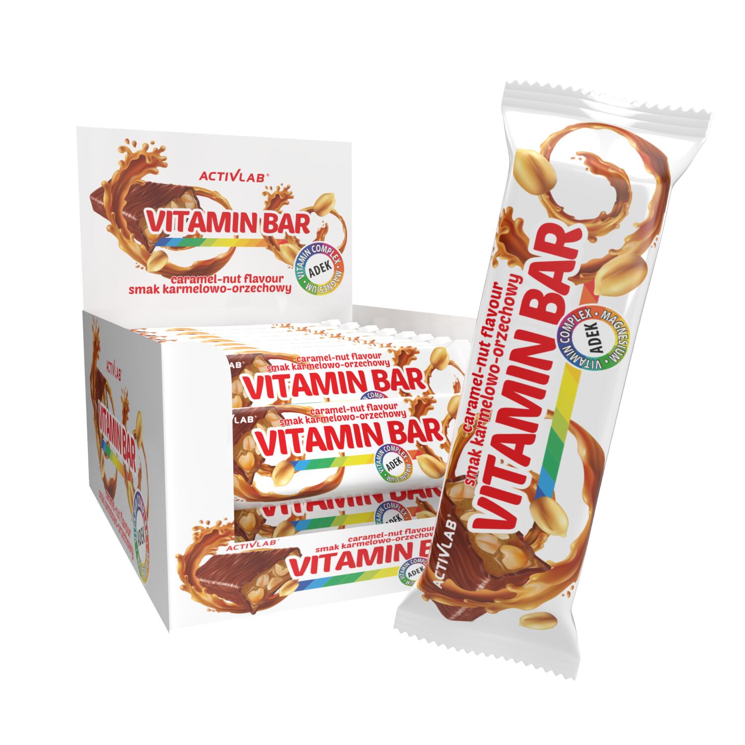 Baton z witaminami i magnezem Vitamin BAR Activlab 2/2