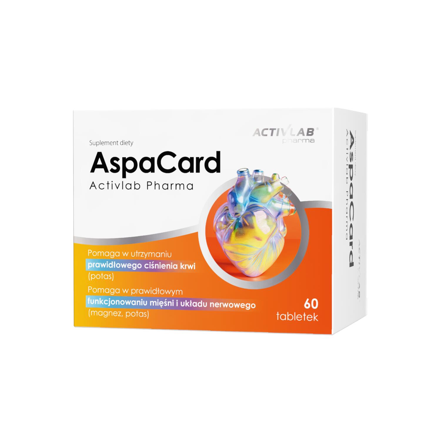 Wsaprcie ciśnienia krwi AspaCard Activlab Pharma
