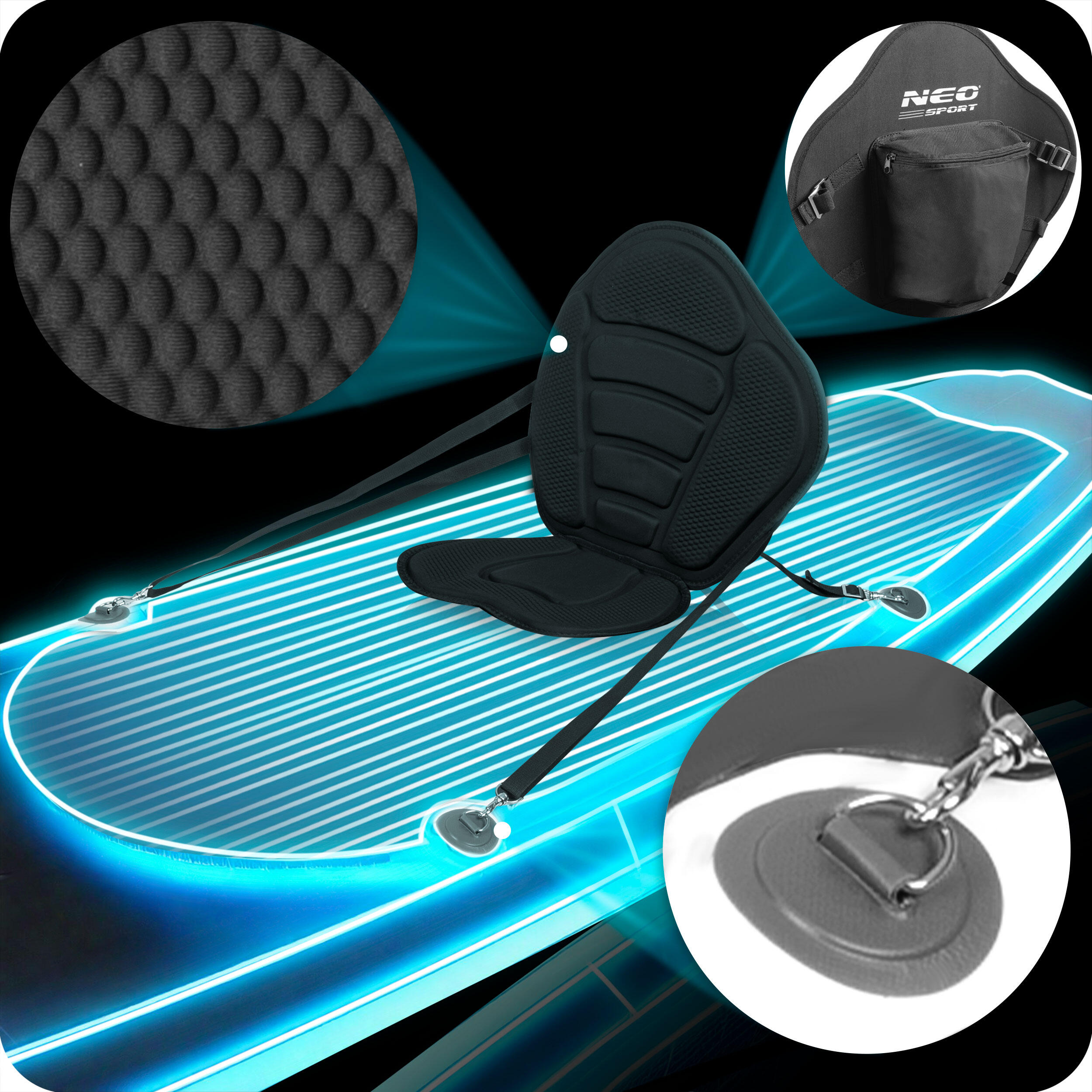 Deska SUP do pływania pompowana Paddle Reefbreak 350cm Neo-Sport 4/7