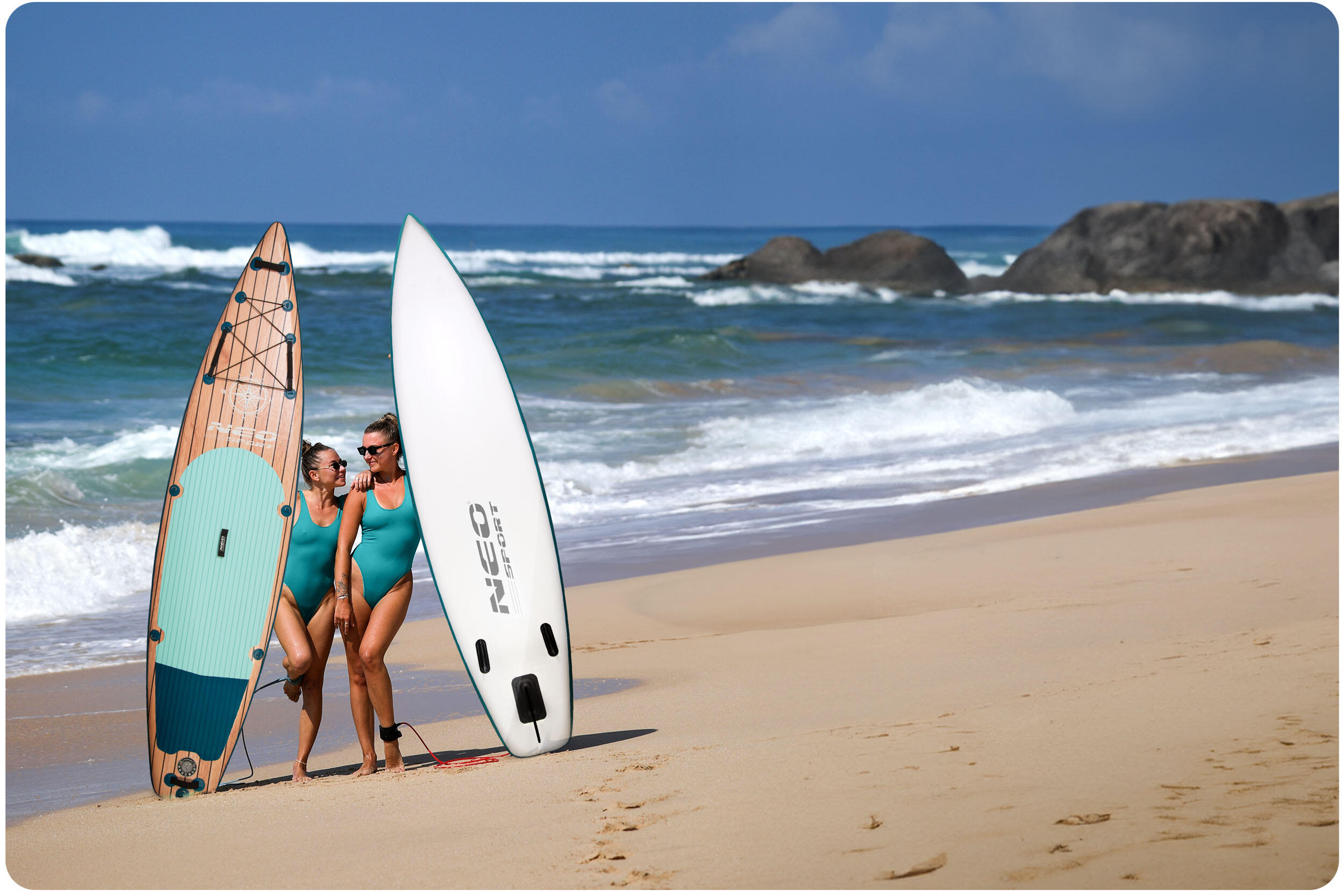Deska SUP do pływania pompowana Paddle Reefbreak 350cm Neo-Sport 5/7