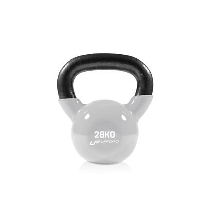 Hantla winylowa żeliwna Kettlebell 28 kg UpForm
