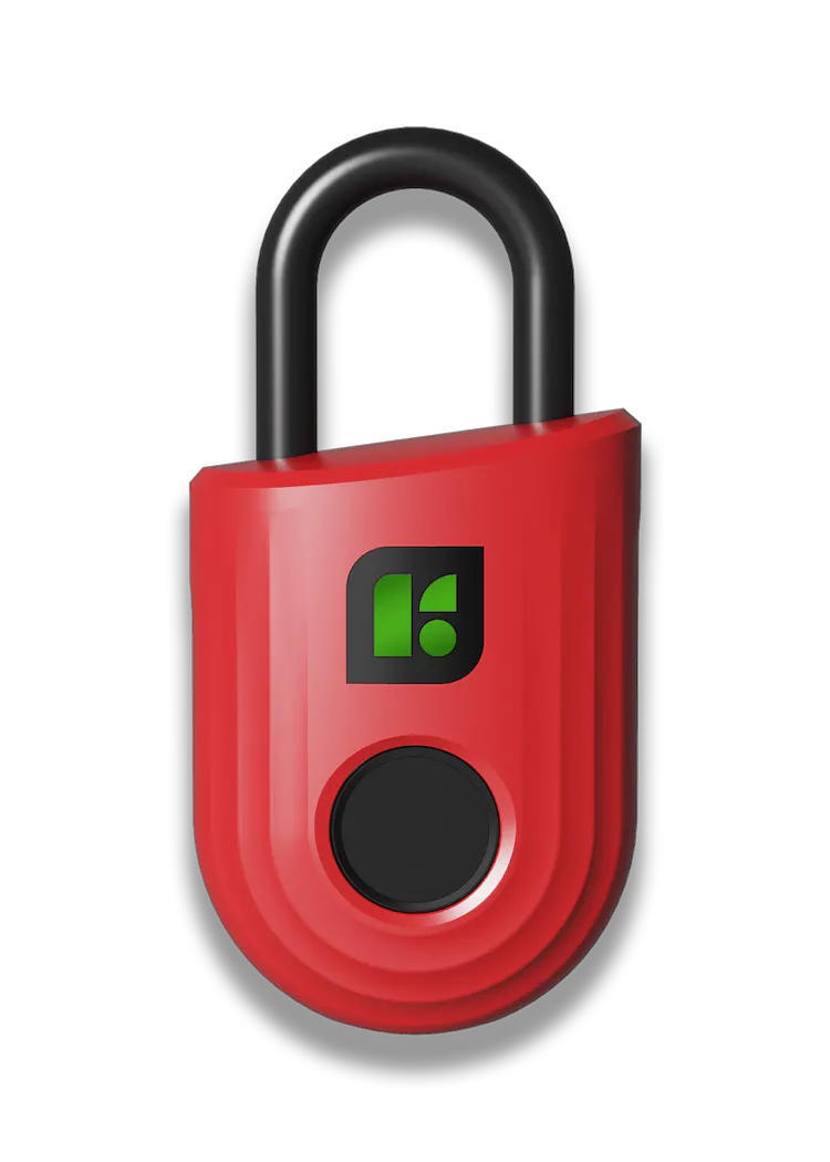 Cadeado igloohome padlock lite vermelho