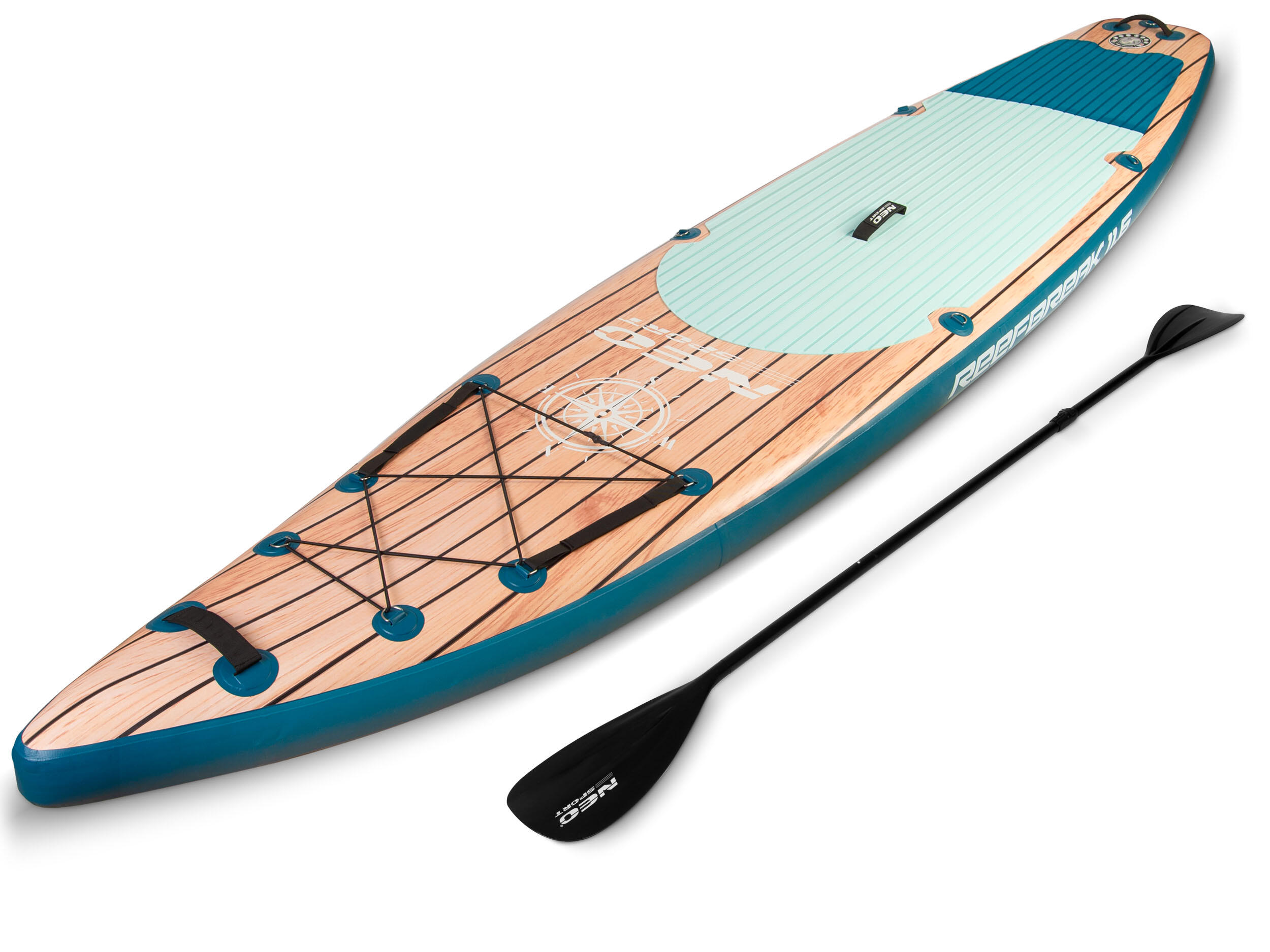 Deska SUP do pływania pompowana Paddle Reefbreak 350cm Neo-Sport 2/7