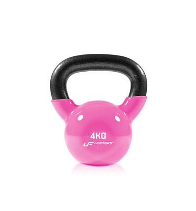 Hantla winylowa żeliwna Kettlebell 4 kg UpForm