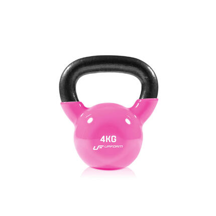 Hantla winylowa żeliwna Kettlebell 4 kg UpForm