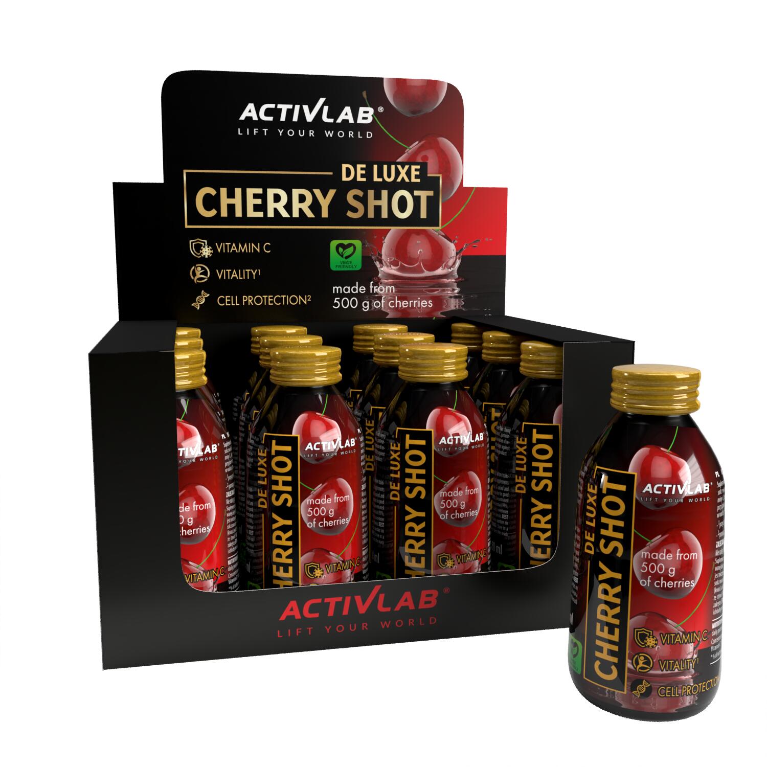 Shot regeneracyjny  gorzkiej wiśni DE LUXE CHERRY SHOT Activlab 2/2
