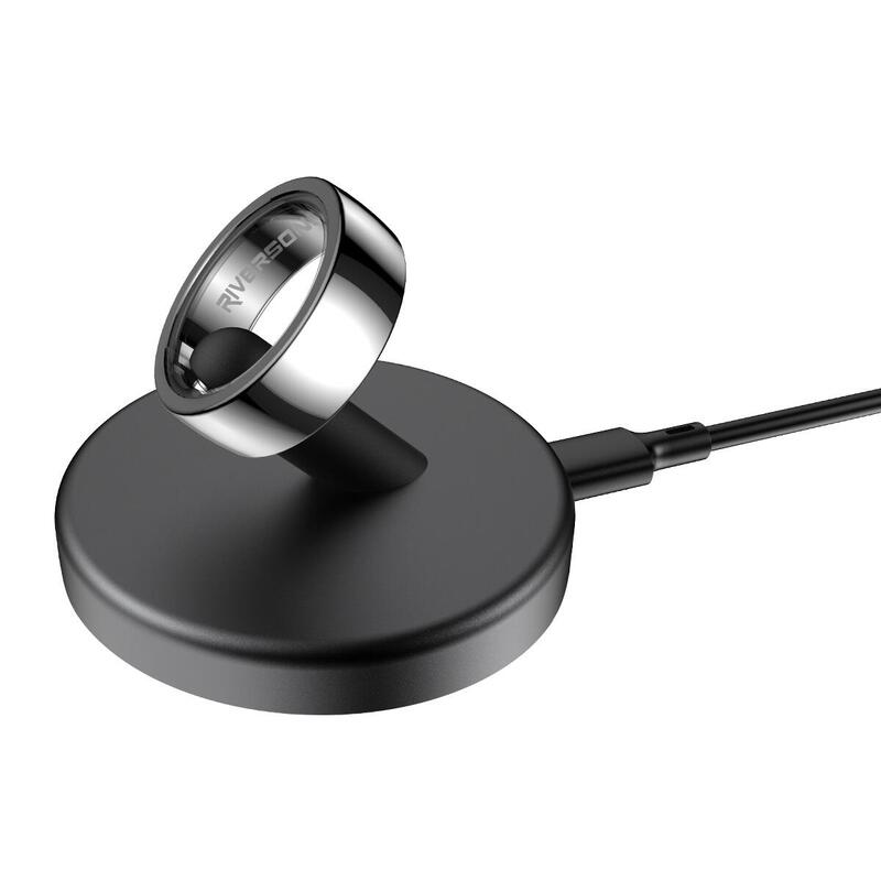 Bratari fitness Riversong Smartring Trinity SR01 alb