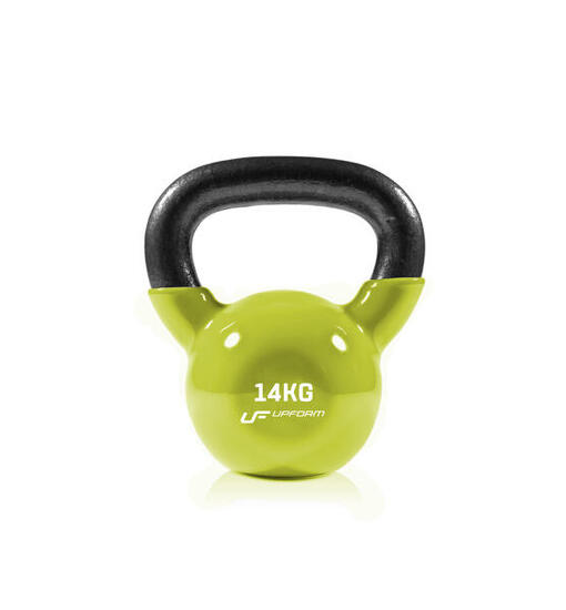 Hantla winylowa żeliwna Kettlebell 14 kg UpForm