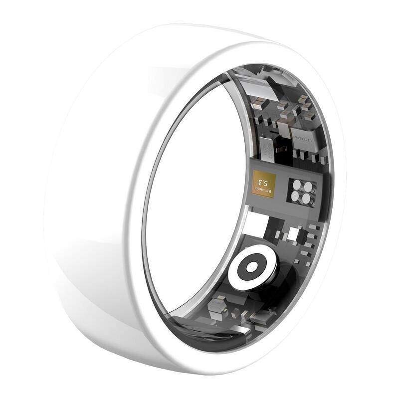 Bratari fitness Riversong Smartring Trinity SR01 alb