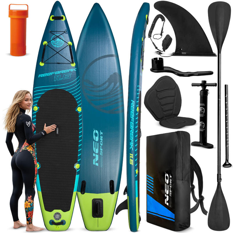 Deska SUP do pływania pompowana Paddle Reefbreak 350cm Neo-Sport