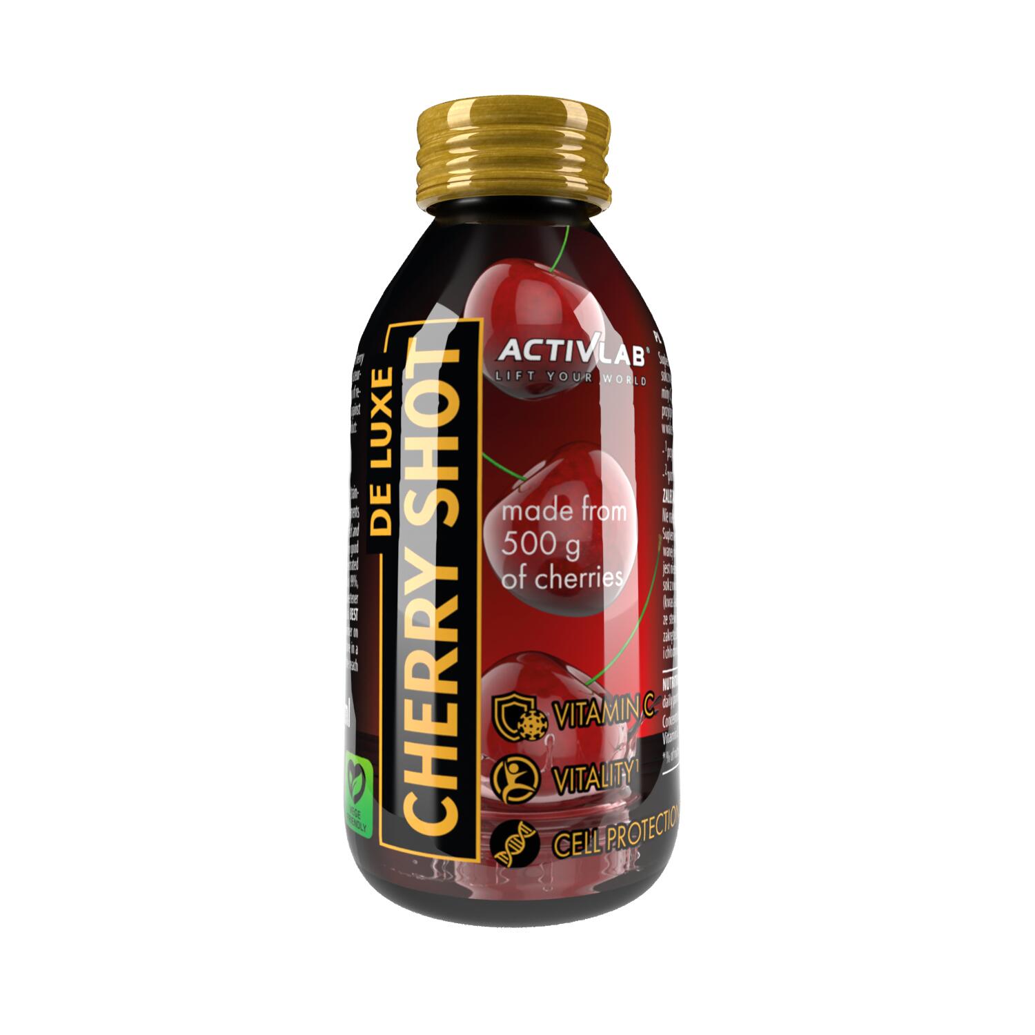 Shot regeneracyjny  gorzkiej wiśni DE LUXE CHERRY SHOT Activlab