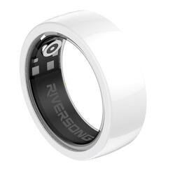 Moniteur d'activité Riversong Smartring Trinity SR01 8 diamètre 18mm blanc