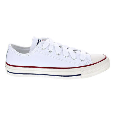 Zapatillas CONVERSE Leather Ctas OX piel blanco Blanco Mujer