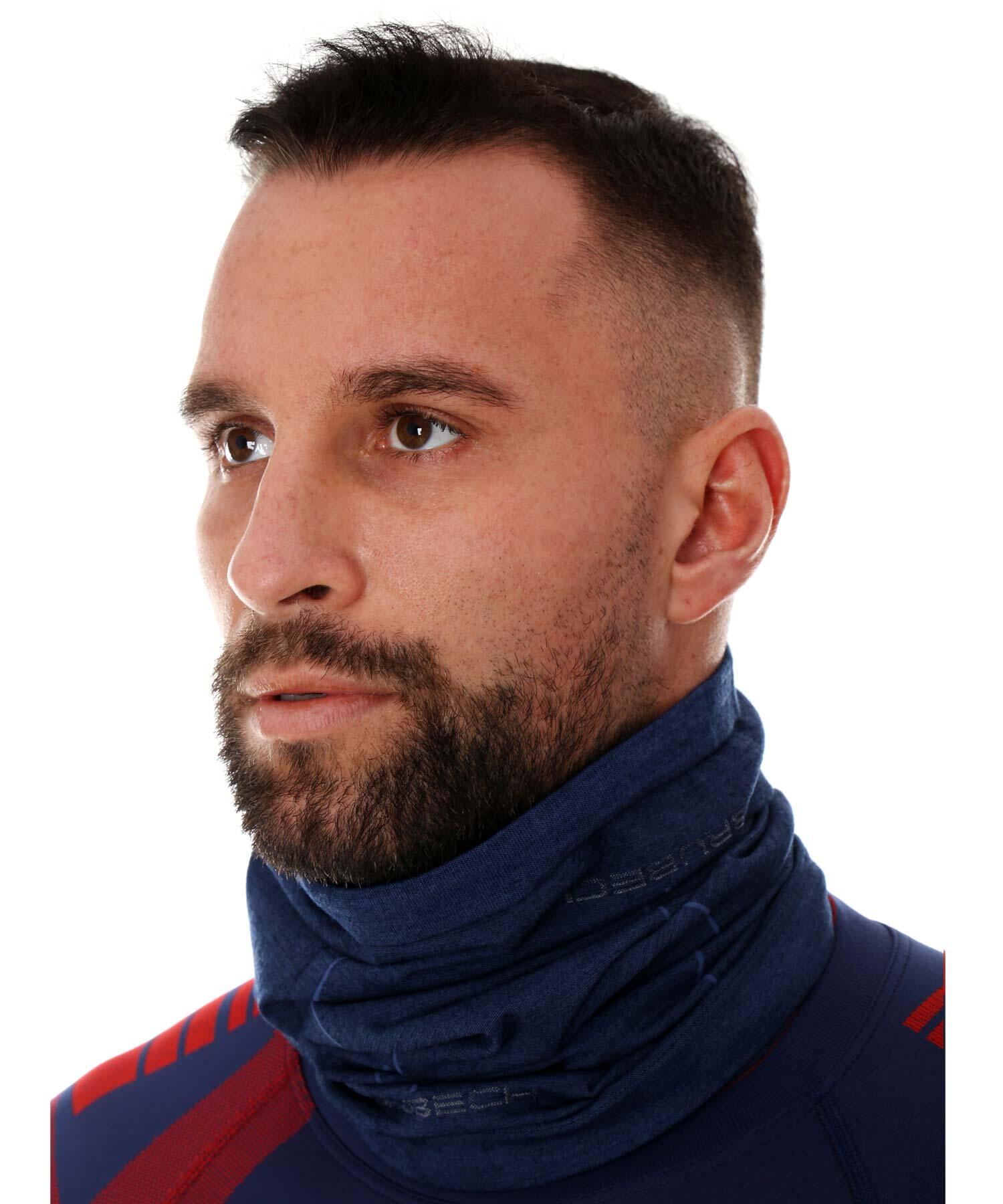 Komin trekkingowy z wełną merino unisex Brubeck 3/4