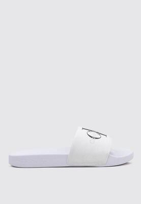 Chanclas Surf Mujer Calvin Klein SLIDE MONOGRAM CO Blanco