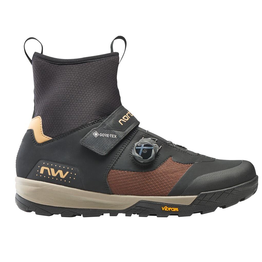 Zapatillas Northwave KINGROCK PLUS GTX Negro-Marrón 2/3