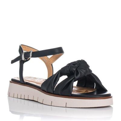 Sandalias Planas Mustang Mujer Negro